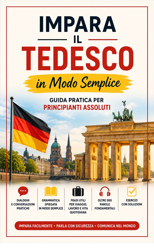 guida pratica pensata per principianti assoluti che desiderano apprendere il tedesco