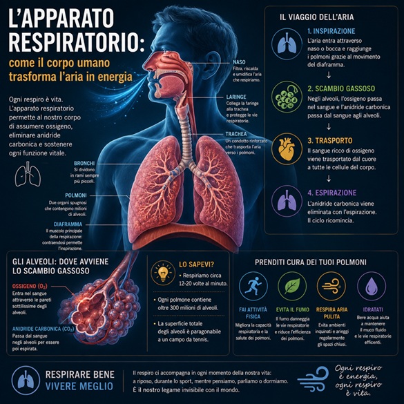 Respirare è una delle attività più naturali e automatiche del corpo umano. In condizioni normali