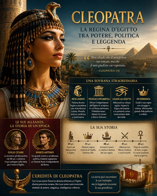 Cleopatra VII è una delle donne più famose dell'antichità. Il suo nome è stato associato