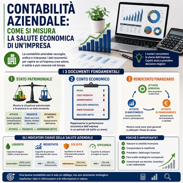 La contabilità aziendale è uno degli strumenti fondamentali attraverso i quali