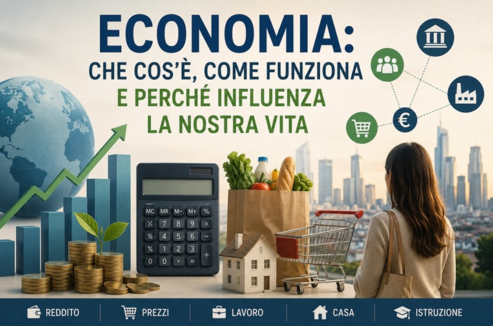 L'economia è una delle grandi forze che influenzano la vita quotidiana