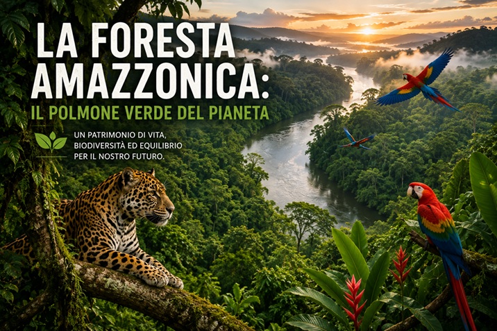 La foresta amazzonica è uno dei luoghi più straordinari della Terra. Immensa, ricca di vita
