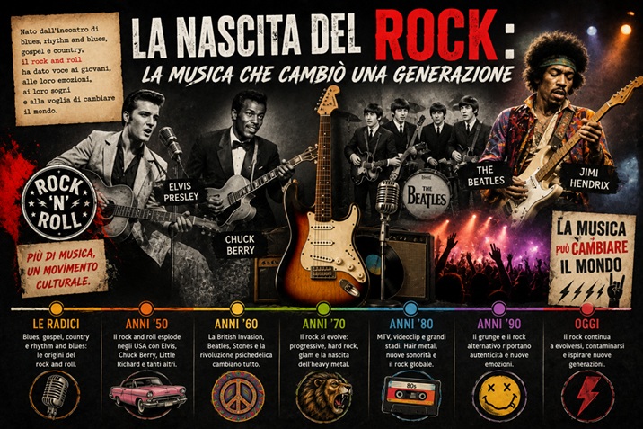 Nato negli Stati Uniti nella metà del XX secolo, il rock non fu soltanto un nuovo stile musicale