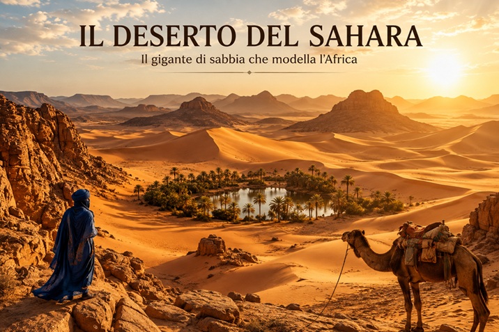 Il Sahara è il deserto caldo più esteso della Terra e rappresenta uno dei paesaggi naturali
