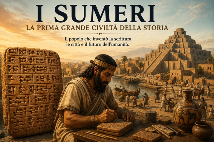 Quando si parla delle origini della civiltà umana, il pensiero corre inevitabilmente ai Sumeri
