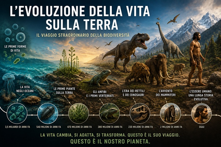 La storia della vita sulla Terra è uno dei più grandi racconti scientifici mai ricostruiti dall'umanità